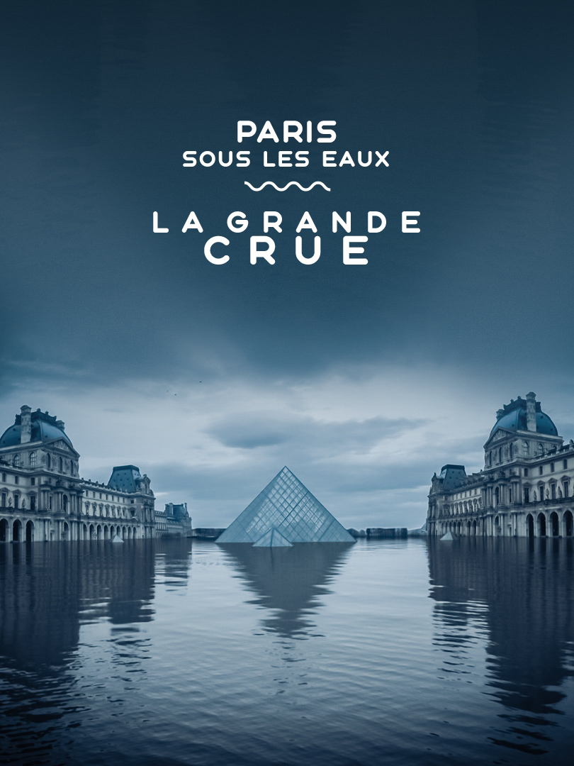Affiche de Paris sous les eaux — La grande crue